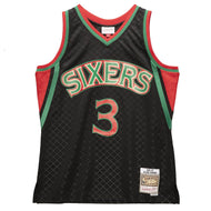 Allen Iverson Philadelphia 76ers Neapolitan Mitchell & Ness Swingman 1996/97 Jersey