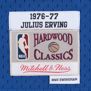Julius Erving Dr. J Philadelphia 76ers Mitchell & Ness 1967/77 Hardwood Classics Swingman Jersey