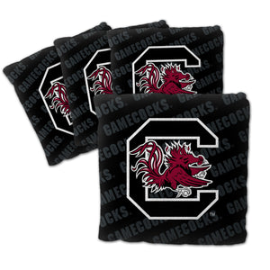 South Carolina Gamecocks Cornhole Bags 4 Pack - Black