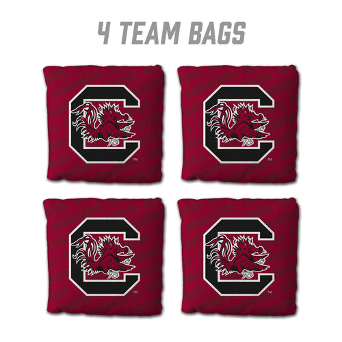 South Carolina Gamecocks Cornhole Bags 4 Pack - Maroon