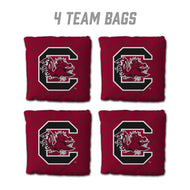 South Carolina Gamecocks Cornhole Bags 4 Pack - Maroon