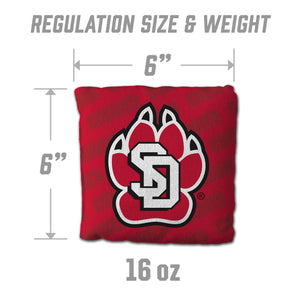 South Dakota Coyotes Cornhole Bags 4 Pack - Red
