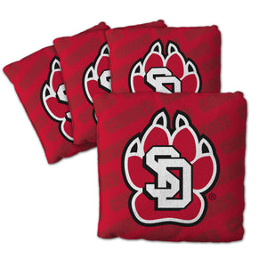 South Dakota Coyotes Cornhole Bags 4 Pack - Red