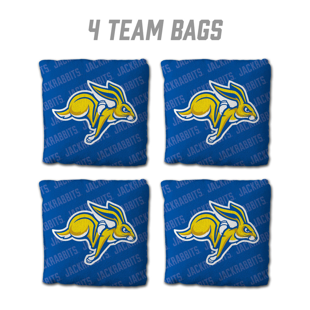 South Dakota State Jackrabbits Cornhole Bags 4 Pack  - Blue