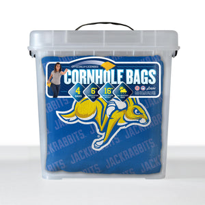 South Dakota State Jackrabbits Cornhole Bags 4 Pack  - Blue