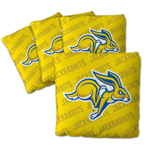 South Dakota State Jackrabbits Cornhole Bags 4 Pack - Yellow