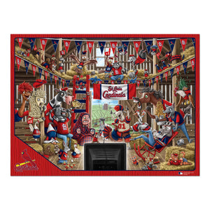 St. Louis Cardinals Barnyard Fans 500 Piece Puzzle