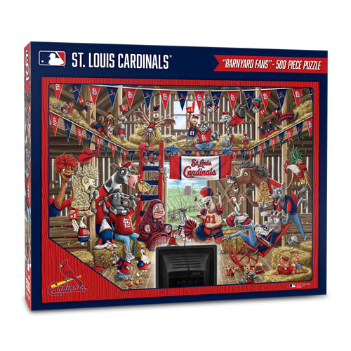 St. Louis Cardinals Barnyard Fans 500 Piece Puzzle