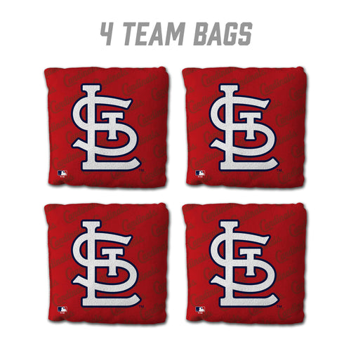 St. Louis Cardinals Cornhole Bags - 4 Pack - Red