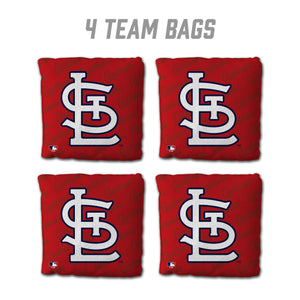 St. Louis Cardinals Cornhole Bags - 4 Pack - Red