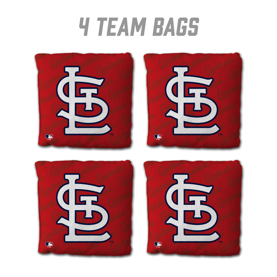 St. Louis Cardinals Cornhole Bags - 4 Pack - Red