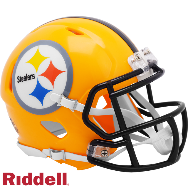 Pittsburgh Steelers 2007 Throwback Riddell Speed Mini Helmet