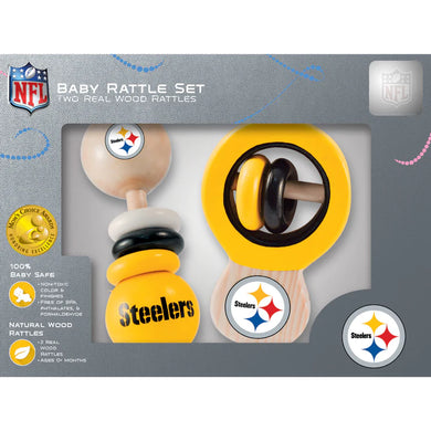 Pittsburgh Steelers Baby Rattles Set