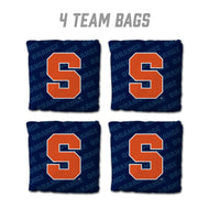Syracuse Orange Cornhole Bags 4 Pack - Blue