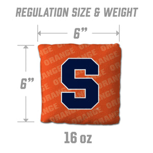 Syracuse Orange Cornhole Bags 4 Pack - Orange