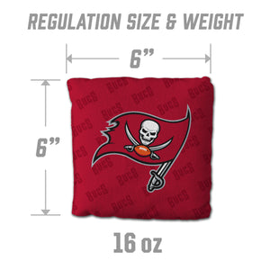 Tampa Bay Buccaneers Cornhole Bags 4 Pack - Red