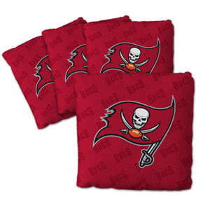 Tampa Bay Buccaneers Cornhole Bags 4 Pack - Red