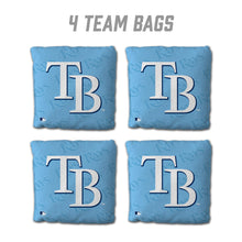 Tampa Bay Rays Cornhole Bags - 4 Pack - Light Blue