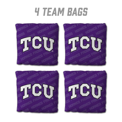 TCU Horned Frogs Cornhole Bags 4 Pack - Purple