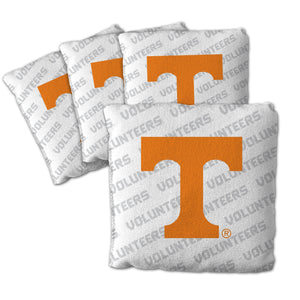 Tennessee Volunteers Cornhole Bags 4 Pack- White