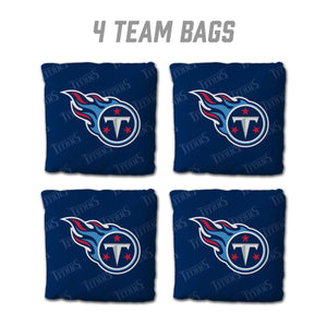 Tennessee Titans Cornhole Bags 4 Pack - Dark Blue