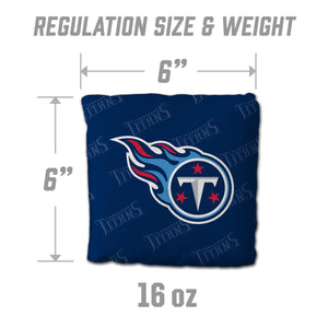 Tennessee Titans Cornhole Bags 4 Pack - Dark Blue