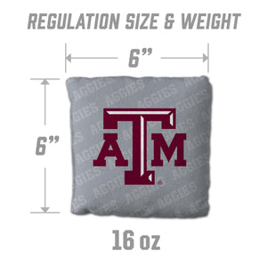 Texas A&M Aggies Cornhole Bags 4 Pack - Gray