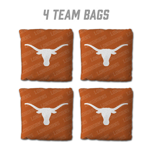 Texas Longhorns Cornhole Bags 4 Pack - Orange