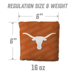 Texas Longhorns Cornhole Bags 4 Pack - Orange