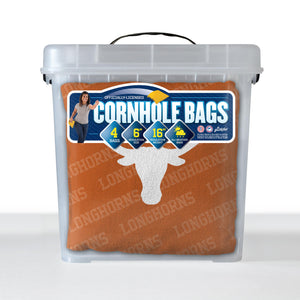 Texas Longhorns Cornhole Bags 4 Pack - Orange