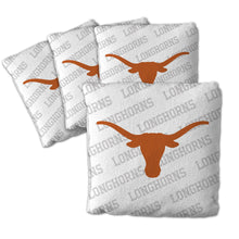 Texas Longhorns Cornhole Bags 4 Pack - White