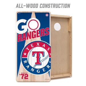 Texas Rangers 2'x4' Cornhole Game with Bags