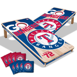 Texas Rangers 2'x4' Cornhole Game with Bags