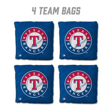 Texas Rangers Cornhole Bags - 4 Pack - Blue