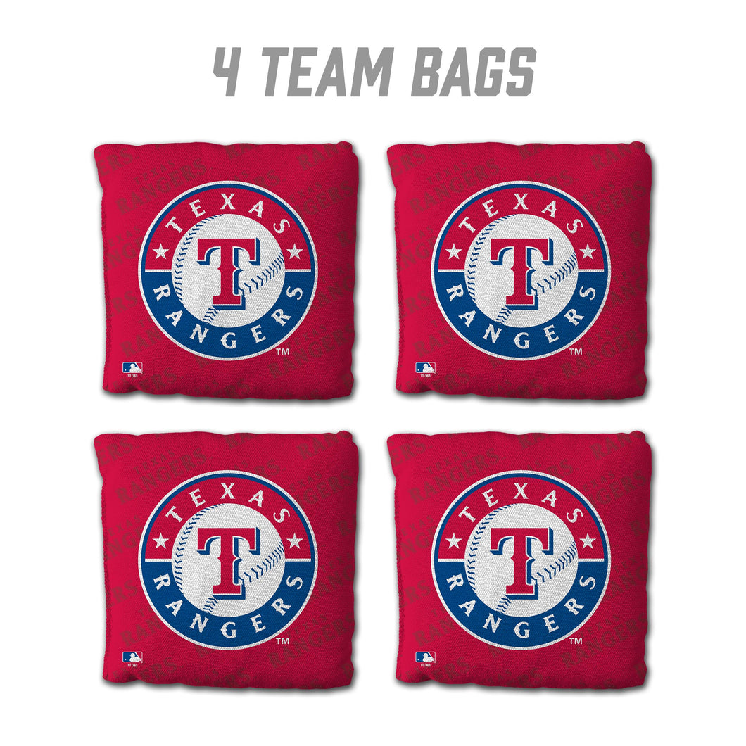 Texas Rangers Cornhole Bags - 4 Pack - Red