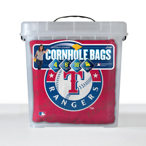 Texas Rangers Cornhole Bags - 4 Pack - Red