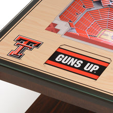 Texas Tech Red Raiders BB 25-Layer StadiumViews Lighted End Table - United Supermarkets Arena