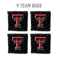 Texas Tech Red Raiders Cornhole Bags 4 Pack - Black