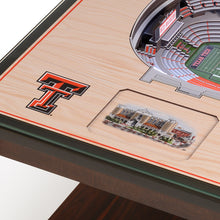 Texas Tech Red Raiders FB 25-Layer StadiumViews Lighted End Table - Jones AT&T Stadium