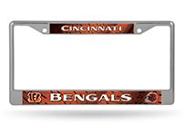 Cincinnati Bengals Chrome License Plate Frame