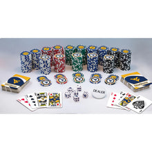 West Virginia Mountaineers Casino Style 300 Piece Poker Set