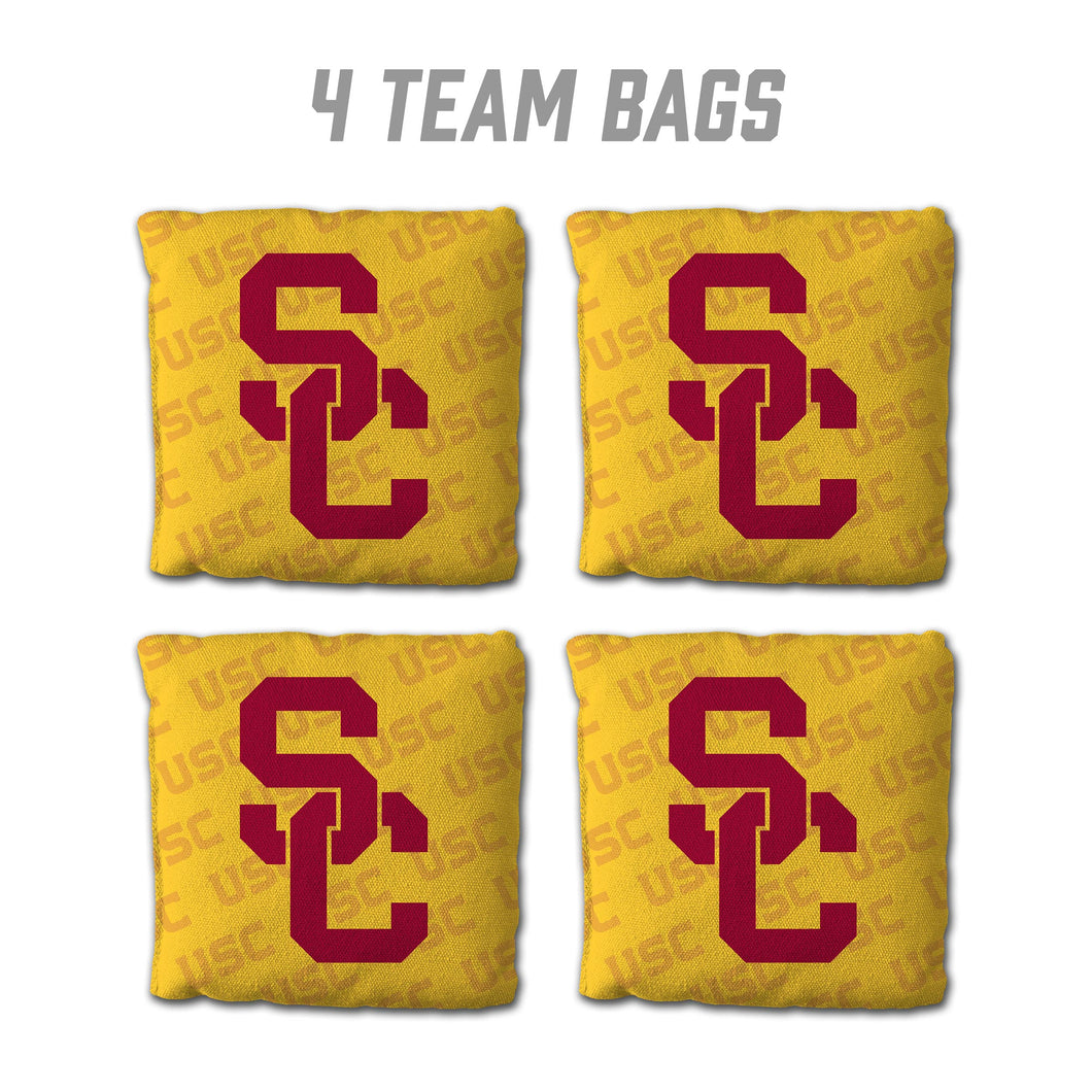 USC Trojans Cornhole Bags 4 Pack - Yellow