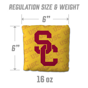 USC Trojans Cornhole Bags 4 Pack - Yellow