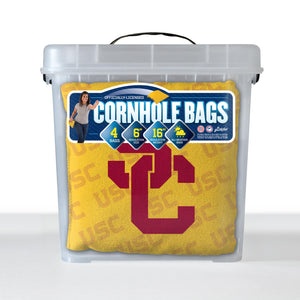 USC Trojans Cornhole Bags 4 Pack - Yellow