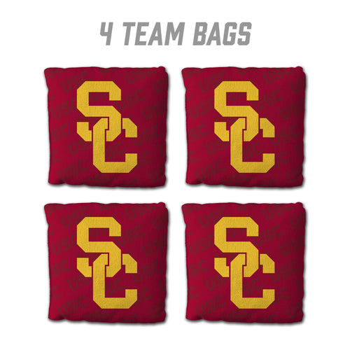 USC Trojans Cornhole Bags 4 Pack - Red