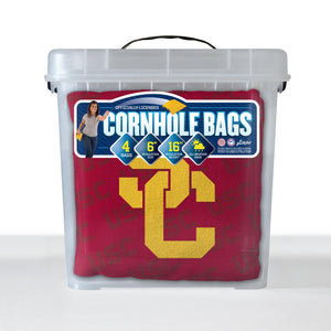 USC Trojans Cornhole Bags 4 Pack - Red