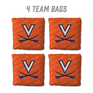 Virginia Cavaliers Cornhole Bags  4 Pack - Orange