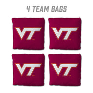 Virginia Tech Hokies Cornhole Bags  4 Pack - Maroon
