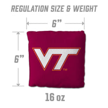 Virginia Tech Hokies Cornhole Bags  4 Pack - Maroon