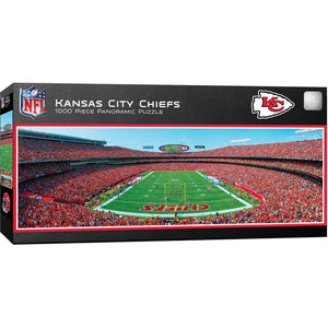 Kansas City Chiefs End Zone Panoramic Puzzle